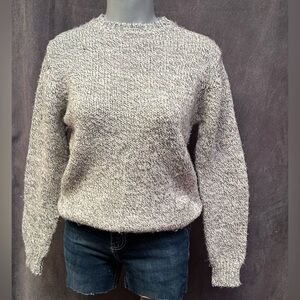 Vintage Gray Crew Neck Sweater